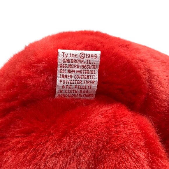 Vtg Ty Beanie Buddies Collection Osito Red Plush Bear Mexico Flag 1999 Edition - Picture 4 of 8